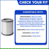 Amaircare 90A16MEET Compatible HEPA Replacement Filter for Amaircare 16" Easy Twist models - Old part number 90004437 | 90014437