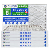 16x20x2 Furnace Filter MERV 8 Pleated Filters. Case of 06 - MADE IN CANADA by FurnaceFilters.Ca