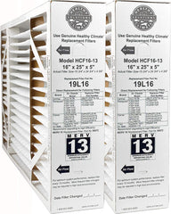 Lennox 19L16 -16" x 25" x 5" MERV 13 Healthy Climate for HCF16-13 & HCC16-28. Actual Size 15 3/4 x 24 3/4 x 4 3/8 Inches - Package of 2