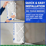 Honeywell 20x20x4 Furnace Filter Model # FC100A1011 MERV 10. Actual Size 19 15/16" x 19 3/4" x 4 3/8" Aftermarket. Case of 3