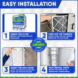 M8-1056 MERV 11 AfterMarket / Generic. Actual Size 20 1/4 x 25 3/8 x 5 1/4 Furnace & A/C Filter. Case of 3 Made in Canada