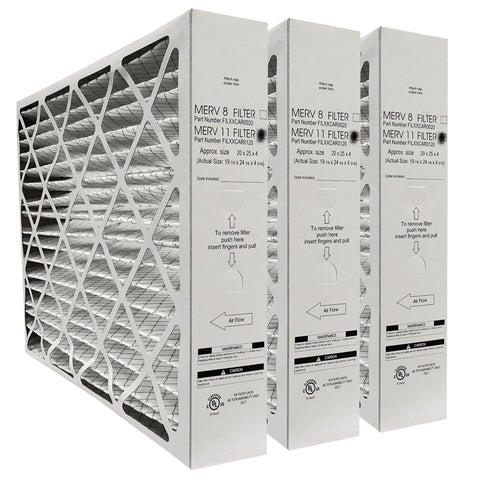 Bryant 20 x 25 x 4 5/16" FILBBCAR0120 Genuine Original Furnace Filter MERV 11 Rated Actual/Exact Size:19 3/4" x 24 3/4" x 4 5/16". Case of 3