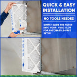 16x25x4 MERV 13 Exact Size 3M Filtrete Replacement. Actual Size 15 1/2" x 24 1/2" x 3 5/8" Case of 4 Made by Furnace Filters.Ca