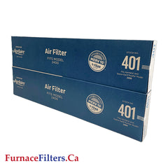 Aprilaire 401 Furnace Filter for Model 2400 High Efficiency. Package of 2