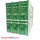 York 20 x 25 x 5 Part No. MAC10202505 Replacement Filters. Package of 3