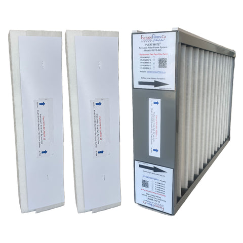 Honeywell 16x25x4 FC100A1029 Reusable Filter Frame System Kit - Includes Lifetime Reusable Frame MODEL # RFFS 805 and 3 Replacement Filters PART # PP-805 MERV 11